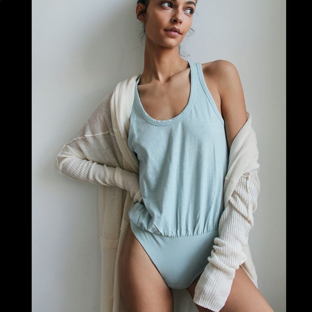 FREE PEOPLE  Tee off Bodysuit NEW